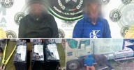 Hampones hurtaban baterías de tráilers