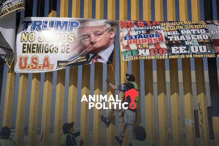 Trump ordena pintar de negro el muro fronterizo para elevar su temperatura y evitar que se escale