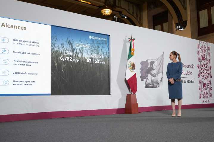 Histórica inversión de más de 60 mil mdp para distritos de riego y garantizar el agua como un derecho