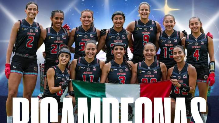 Con un triunfo dramático, la selección femenil de Flag Football son bicampeonas del mundo