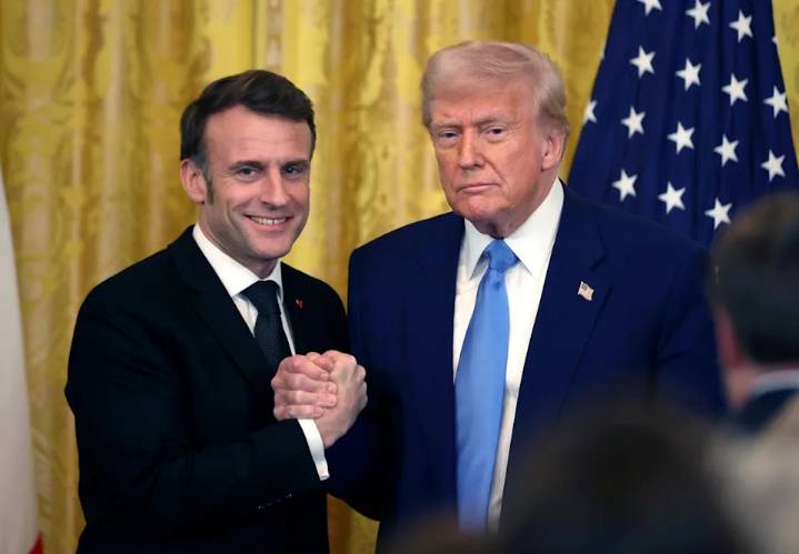 Trump ‘did not like’ moment Macron called him out over Putin during high