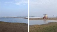 Chiclayo: mar de Pimentel se salió hasta la zona del balneario por fuertes oleajes
