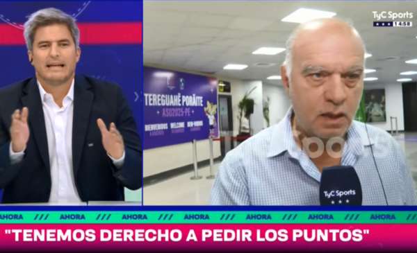 El picante cruce en vivo entre un periodista y Néstor Grindetti por la falta de seguridad en Independiente