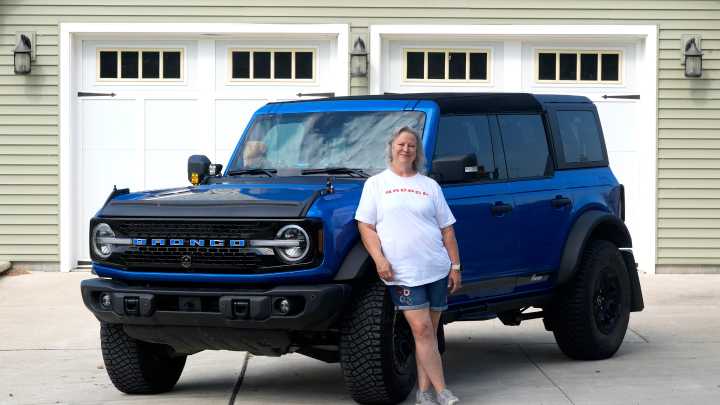 Ford Bronco superfan, 60, says off-roading confidence keeps building