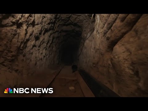 Inside look at tunnels under U.S.-Mexico border where cartels smuggle drugs