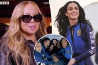 Mariah Carey just learned of Katy Perry's Origin space flight