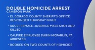 Cal Fire employee arrested after shooting in El Dorado County leaves woman, boy dead