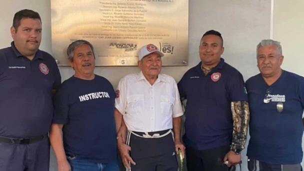 Protección Civil Monclova Rinde Homenaje al Capitán Juan Lozano Carrizales