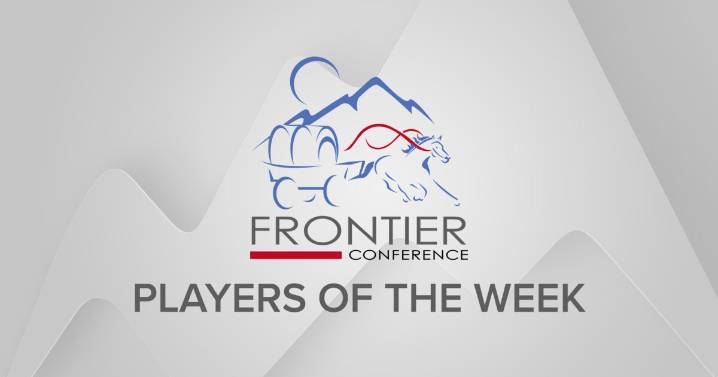 2025-26 Frontier Conference players of the week