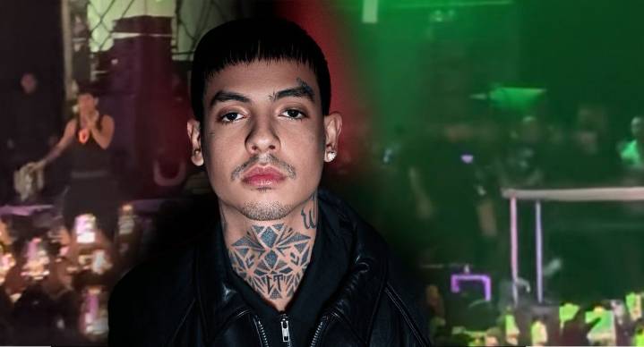 Natanael Cano en polémica; se pelea a golpes con músico durante concierto en Baja California