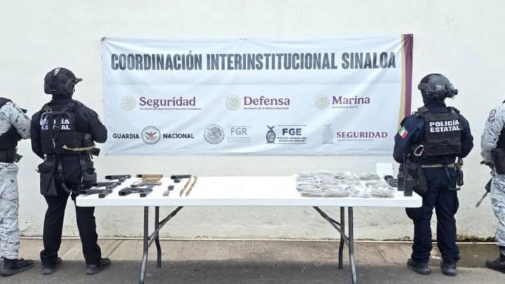 Aseguran armas y drogas tras disturbio en penal de Culiacán