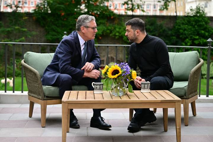 Starmer and Zelensky ‘agree strong resolve’ for peace ahead of Trump