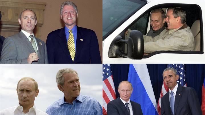 De pescar con Bush a discutir con Obama: todas las visitas de Putin a Estados Unidos