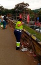 Cangas de Onís refuerza los trabajos de limpieza tras el festival Aquasella