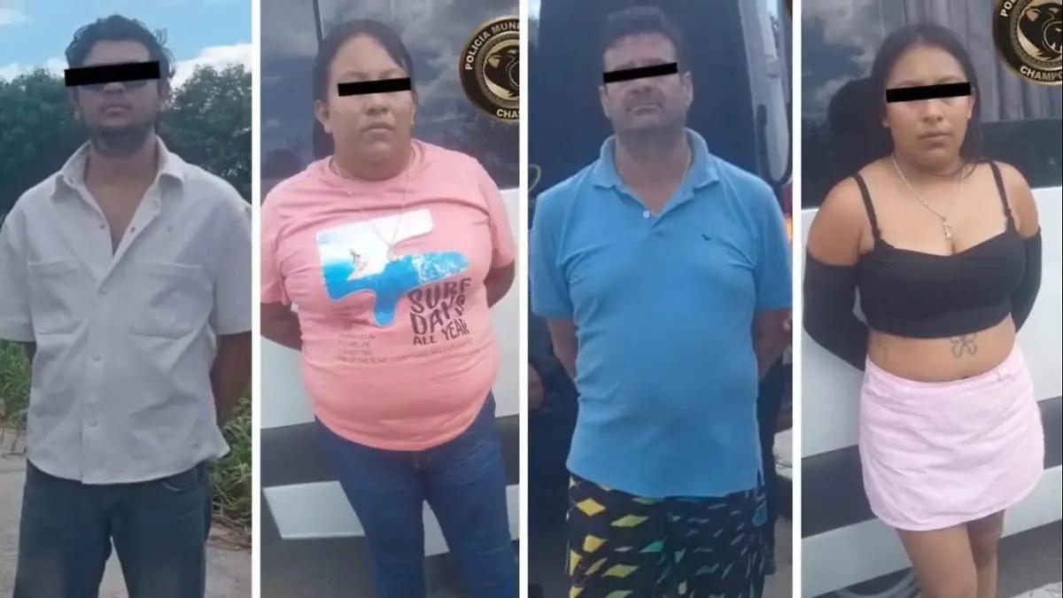 Detienen a cuatro presuntos integrantes del CJNG en Campeche