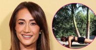'Happy' Maggie Q Bares Her Abs During Intense Workout: Photos