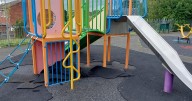 Swadlincote play area damaged as floor mats ripped out
