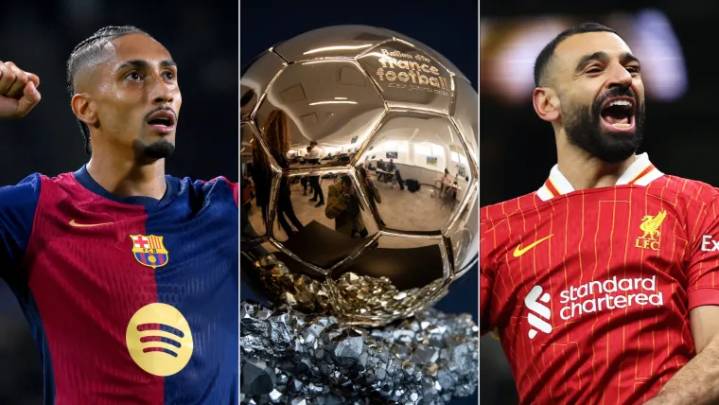 Ballon d'Or rankings 2025: Top candidates, potential award winners with Raphinha, Dembele favourites over Salah
