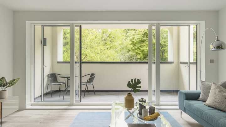 Cover Sliding Glass Doors With An Alternative To Curtains & Vertical Blinds