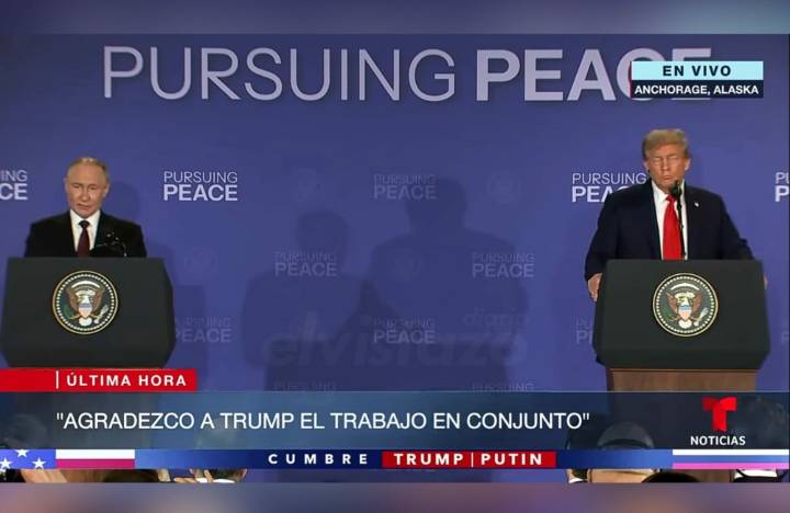 Trump y Putin finalizan reunión de tres horas en Alaska con «avances muy productivos» sobre Ucrania y asuntos comerciales en general