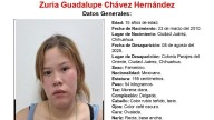 Buscan a Zuria de 15 años, desapareció en Parajes de Oriente