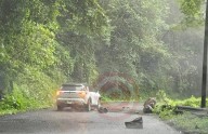 Se registró caída de rocas en la México