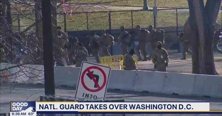 US National Guard takes over Washington, D.C.