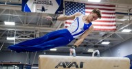 Recent Air Force graduate Patrick Hoopes claims national title in pommel horse, spot on World Championships team