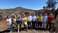 Comienzan a evaluar el área afectada para restaurarla tras el incendio en Teresa de Cofrentes