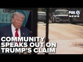 Baltimore residents clash with Trump over crime: 'We're not too far gone!'