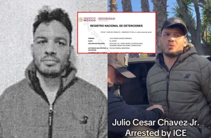 EE.UU. entrega a México a Julio César Chávez Jr; a este penal fue trasladado