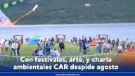 CAR: con festivales, actividades culturales y pedagógicas es despedido agosto