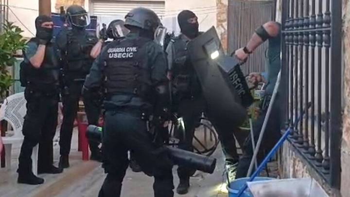 Cuatro detenidos en Letur con 85 plantas de marihuana, que pesaron 15 kilogramos