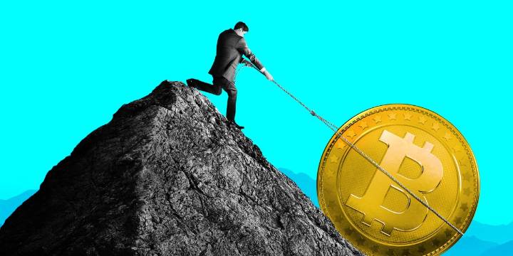 Bitcoin hits all-time high before diving 5% amid fears of inflation