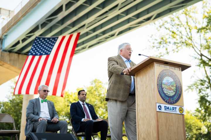 Highway officials say sensors on Huntington bridge provide real