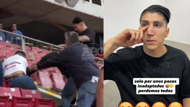 Revelan video del hermano de Ángel Zaldívar golpeando a un aficionado de Chivas