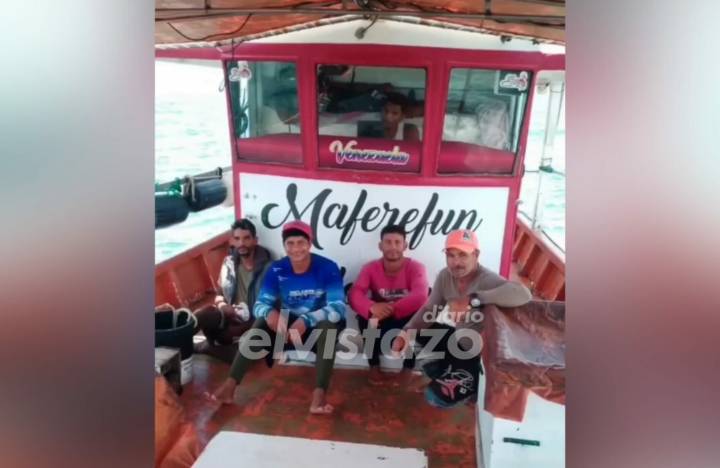 Aparecen sanos y salvos en Higuerote cuatro pescadores desaparecidos en Guanta