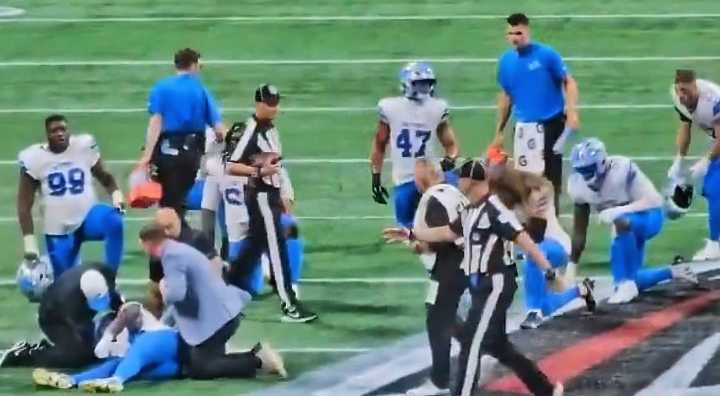 Horrifying New Video Shows Lions’ Morice Norris Going into Frightening Seizure After Brutal Hit, Silencing Doubts on Why Falcons