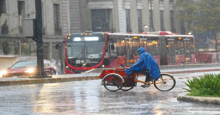 Precipitaciones no dan tregua a CDMX: Continúa pronóstico de lluvias fuertes