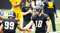 See photos from Iowa football's Kids Day at Kinnick scrimmage