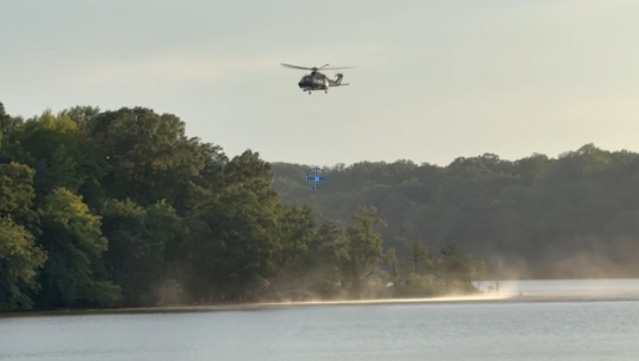 Trooper helicopter rescues park visitor in Port Tobacco