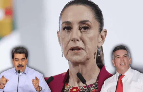 Sheinbaum se niega a hablar de denuncia de "Alito" Moreno contra Maduro
