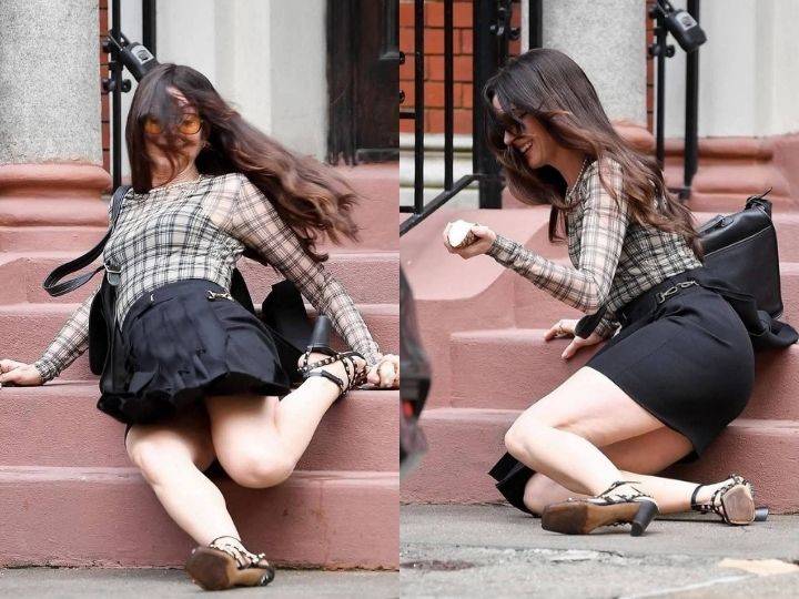 Anne Hathaway se rió de su caída viral de la forma más icónica, y sí, lo hizo al estilo Genovia