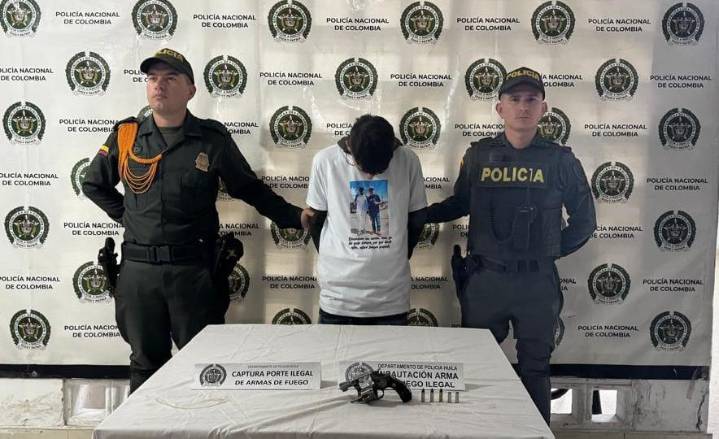 Fue capturado alias ‘Yeso’ portando un arma de fuego en medio de un sepelio
