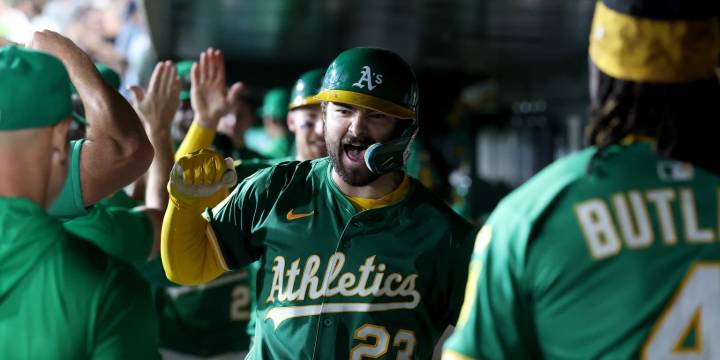 Shea Langeliers hits go-ahead grand slam; A's win vs. Tigers