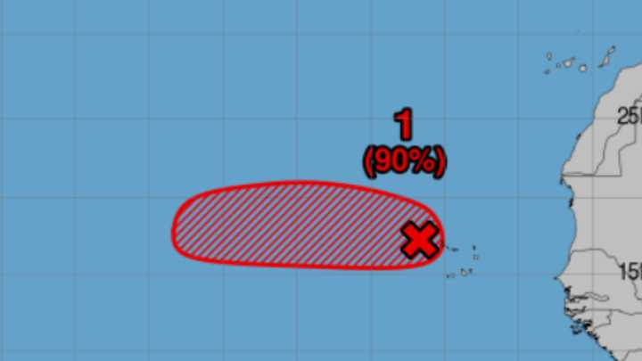 El Invest 97L pudiera llegar a ser el primer huracán de este año