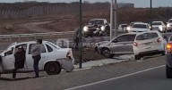 [URGENTE] Fuerte choque entre tres autos en Circunvalación Noroeste