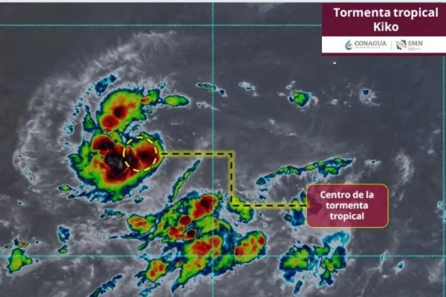 Tormenta Tropical Kiko se forma en el Pacífico; generará lluvias en Baja California Sur