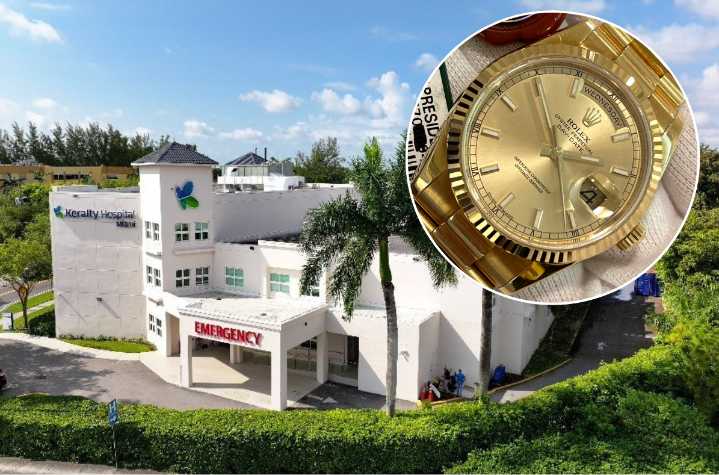 Empleado de hospital en Miami arrestado por robar Rolex a paciente anciana