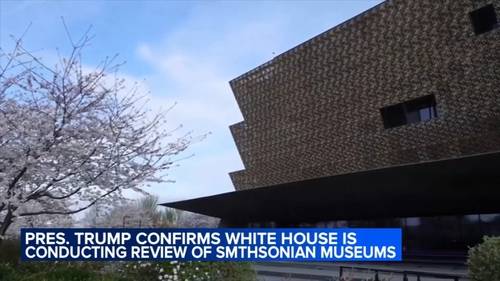 Trump confirms review of Smithsonian US history